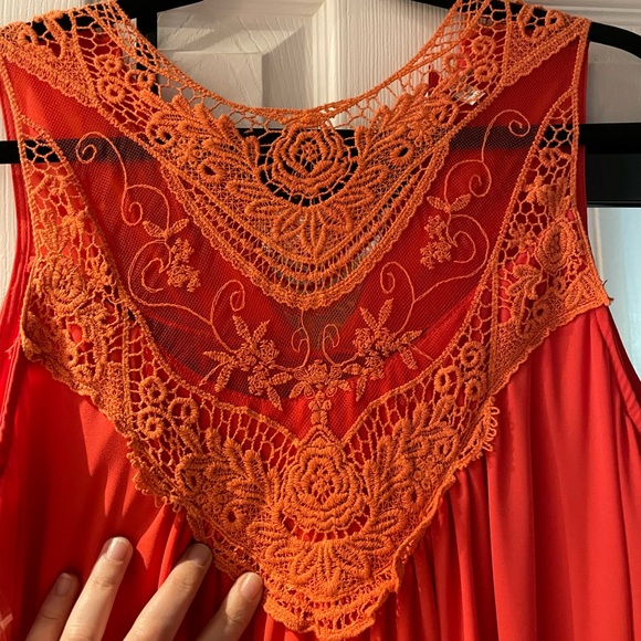 NWOT coral dress - Picture 2 of 4